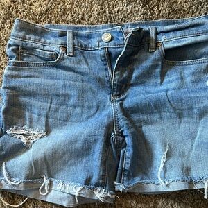 Jean shorts loft like new